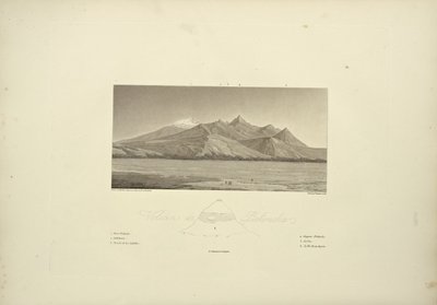 Volcanoes of Pichincha, engraved by Bouquet, illustration from "Vues des Cordillères et Monumens des Peuples Indigènes de l